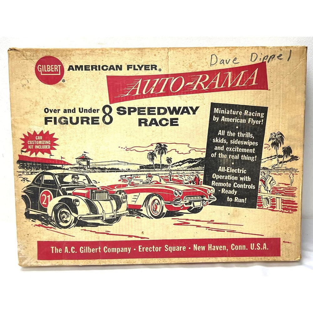 Gilbert American Flyer 19083 Auto-Rama Speedway 8 Racing Set